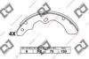 DJ PARTS BS1108 Brake Shoe Set